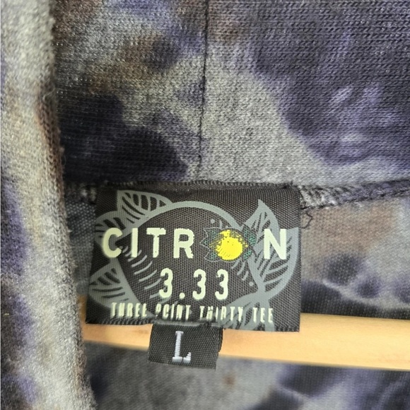 VTG Citron Cardigan Size Large Women Tie Dye Open Front Artsy Bohomeim Y2k - Picture 9 of 16